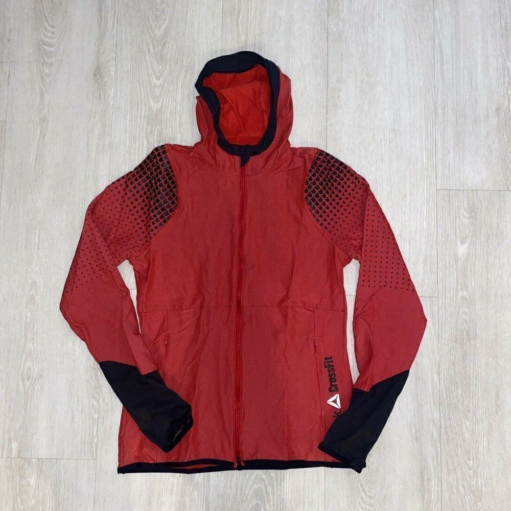 Reebok Crossfit Lightweight Jacket Full Zip Red S